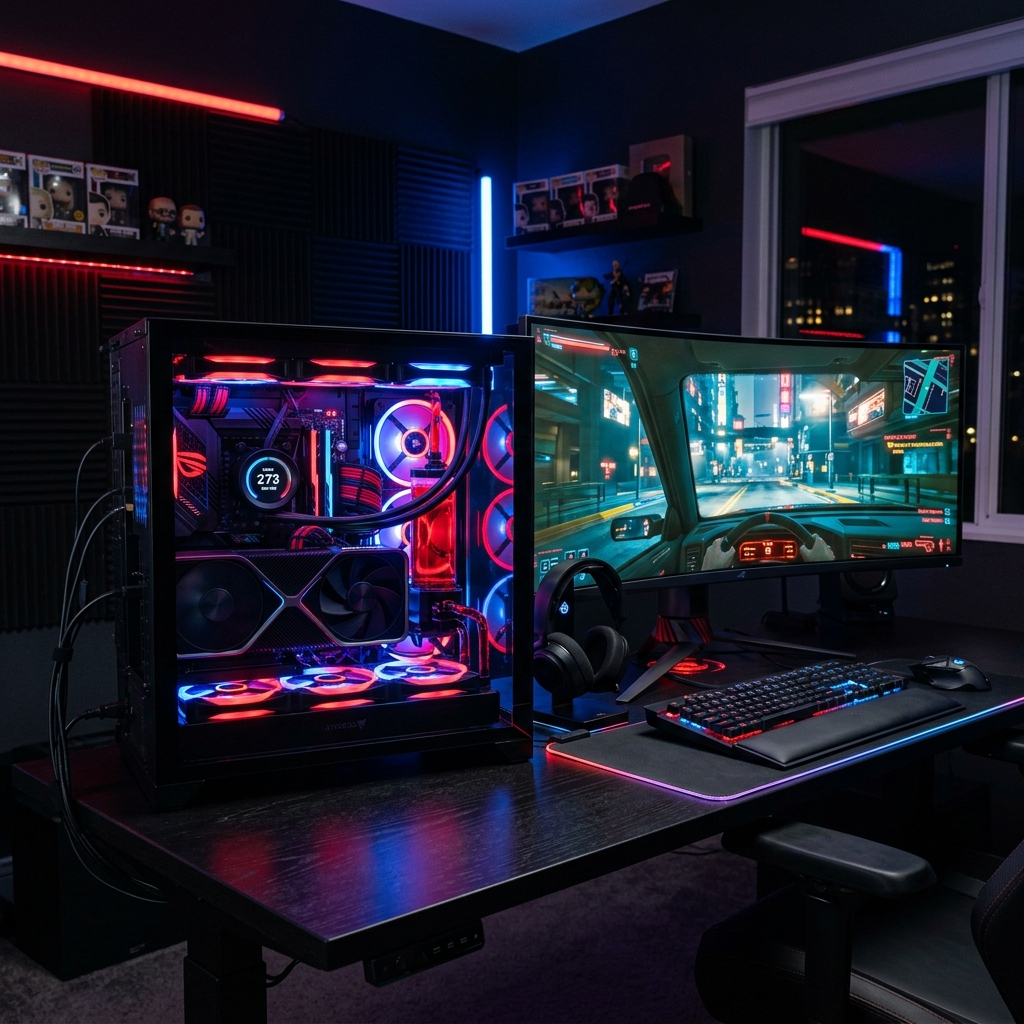 RGB Gaming Setup