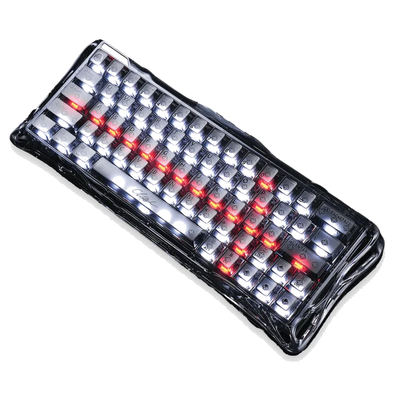 GravaStar Mercury V60 60% Hall Effect Magnetic Switch Gaming Keyboard - Onyx Crystal