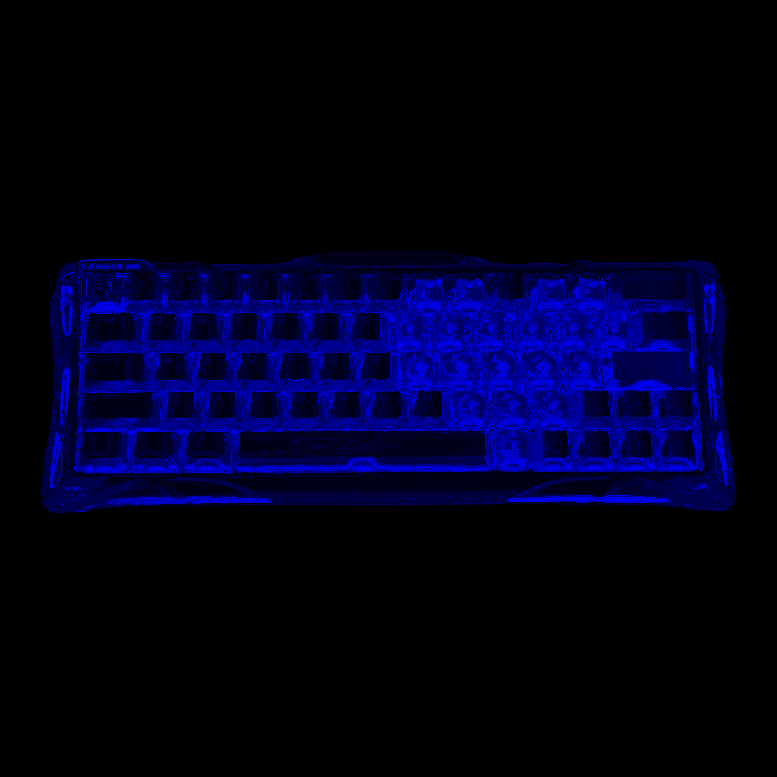 GravaStar Mercury V60Pro 60% Hall Effect Magnetic Switch Gaming Keyboard - Chrome Silver