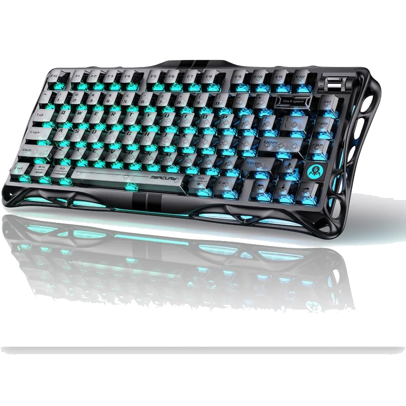 GravStar Mercury V75 75% Hall Effect Magnetic Switch Gaming Keyboard - Stealth Black