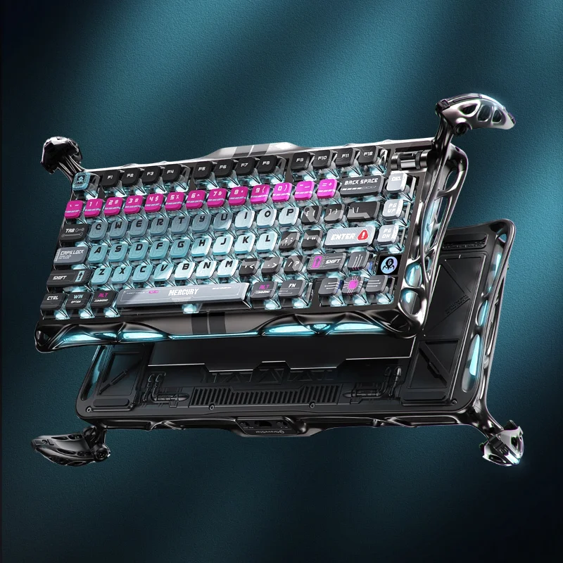 GravaStar Mercury V75 Pro 75% Hall Effect Magnetic Switch Gaming Keyboard - Cyberpunk