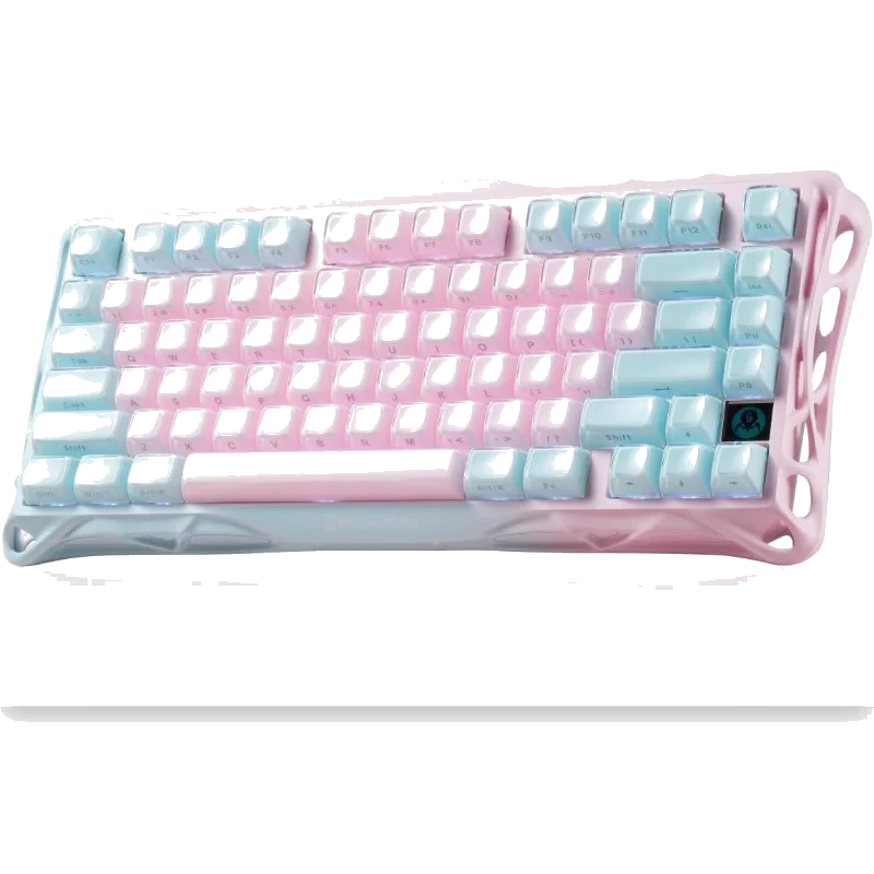 GravaStar Mercury K1 LITE 75% Wireless Mechanical Gaming Keyboard - Lumen Rose