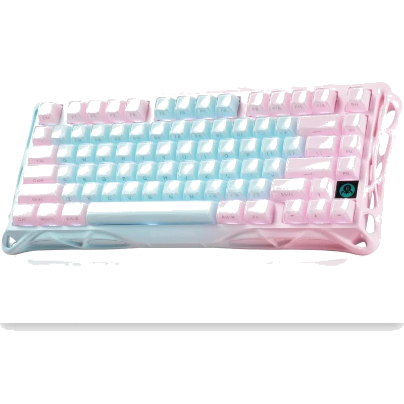 GravaStar Mercury K1 LITE 75% Wireless Mechanical Gaming Keyboard - Aurora Mist