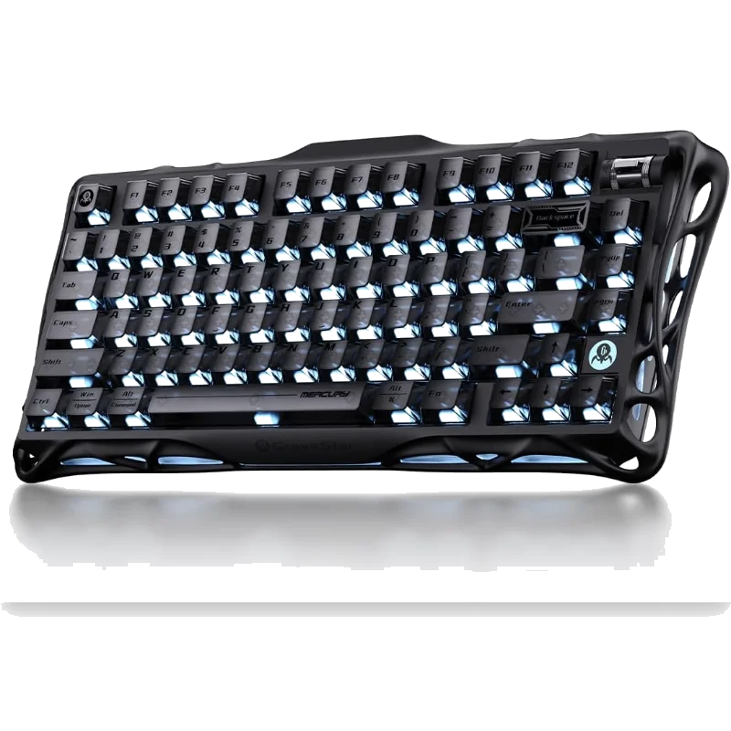 GravaStar Mercury K1 75% Wireless Mechanical Gaming Keyboard - Stealth Black