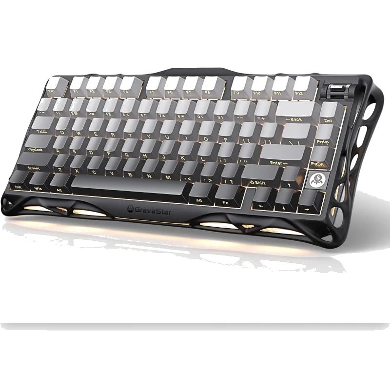 GravaStar Mercury K1 75% Wireless Mechanical Gaming Keyboard - Gradient Black