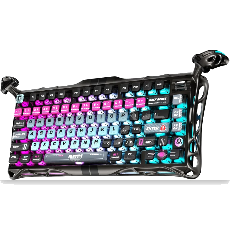 GravaStar Mercury K1 Pro 75% Wireless Mechanical Gaming Keyboard Special Edition - Cyberpunk