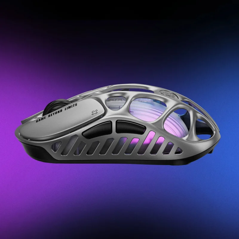 GravaStar Mercury X Wireless Gaming Mouse - Interstellar Silver