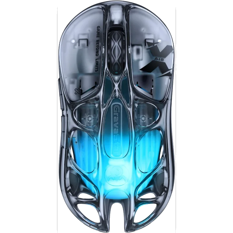 GravaStar Mercury X AIR Wireless Gaming Mouse - Silver