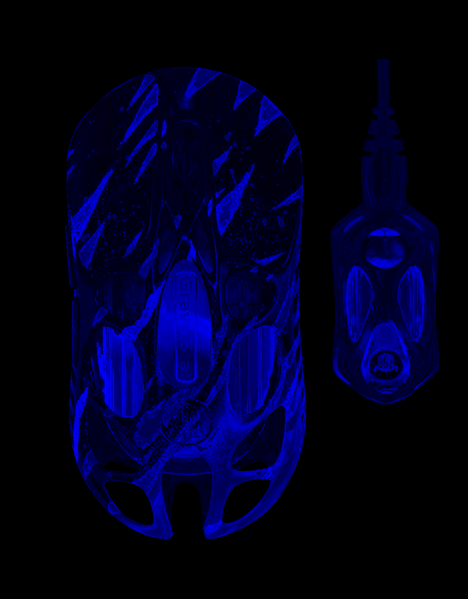 GravaStar Mercury XPro Wireless Gaming Mouse + 8K Dongle Special Edition - Neon Graffiti