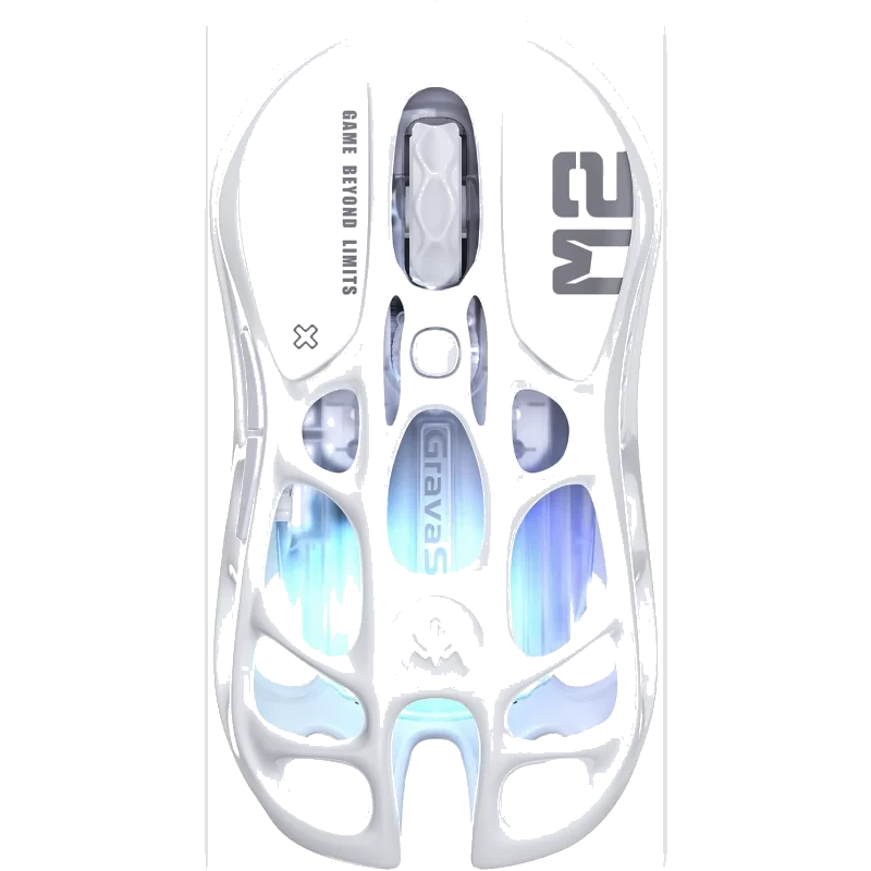 GravaStar Mercury M2 Wireless Gaming Mouse - Opaline White