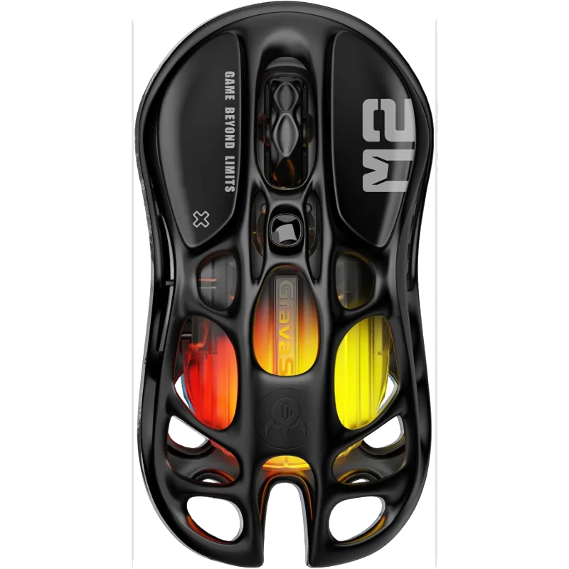 GravaStar Mercury M2 Wireless Gaming Mouse - Stealth Black