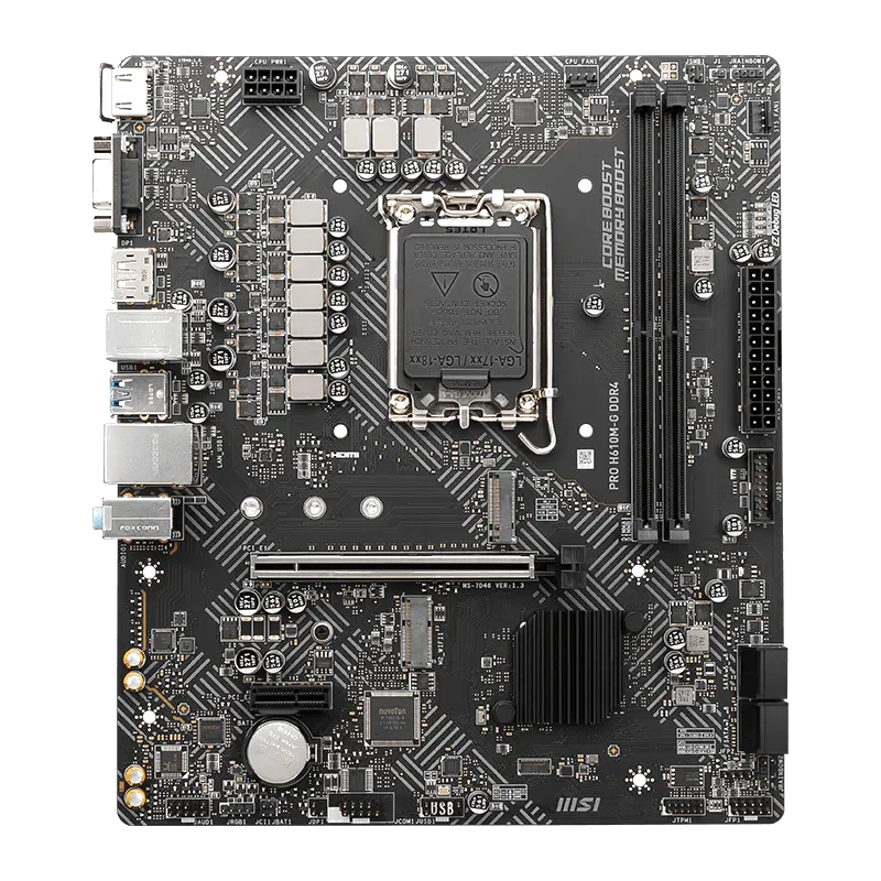 MSI PRO H610M-G DDR4 Motherboard