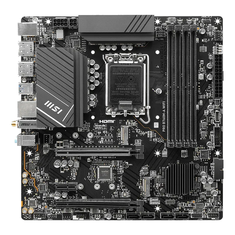 MSI PRO B760M-A WIFI DDR5 Motherboard
