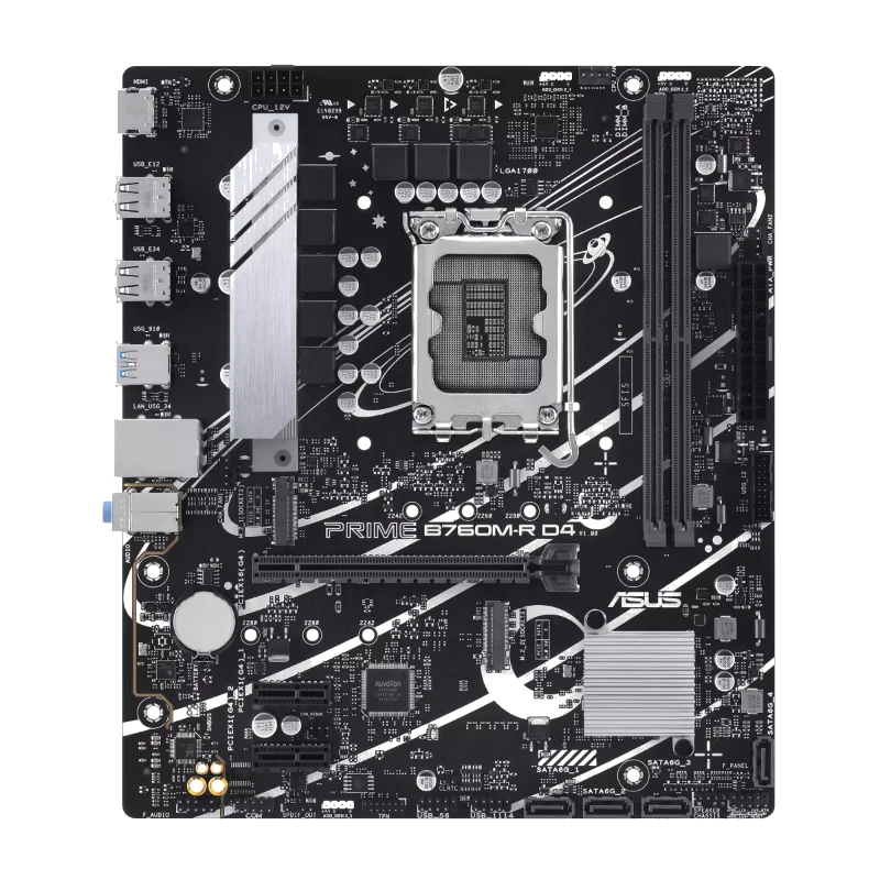 ASUS PRIME B760M-R D4 Motherboard
