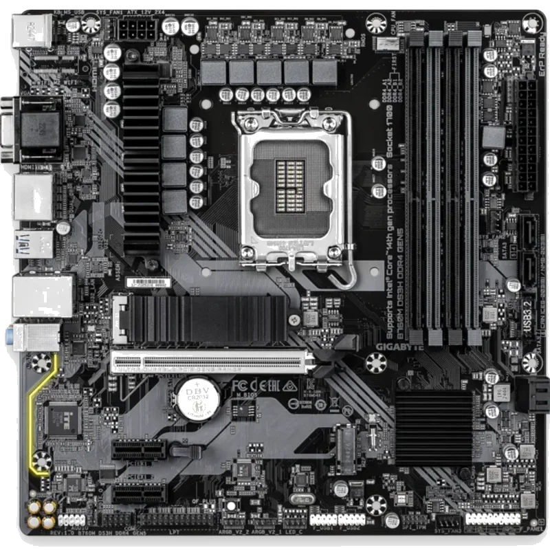 GIGABYTE B760M DS3H DDR4 GEN5 Motherboard