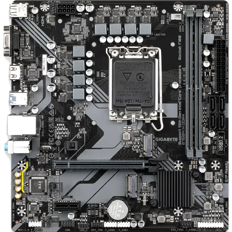 GIGABYTE B760M H DDR4 Motherboard