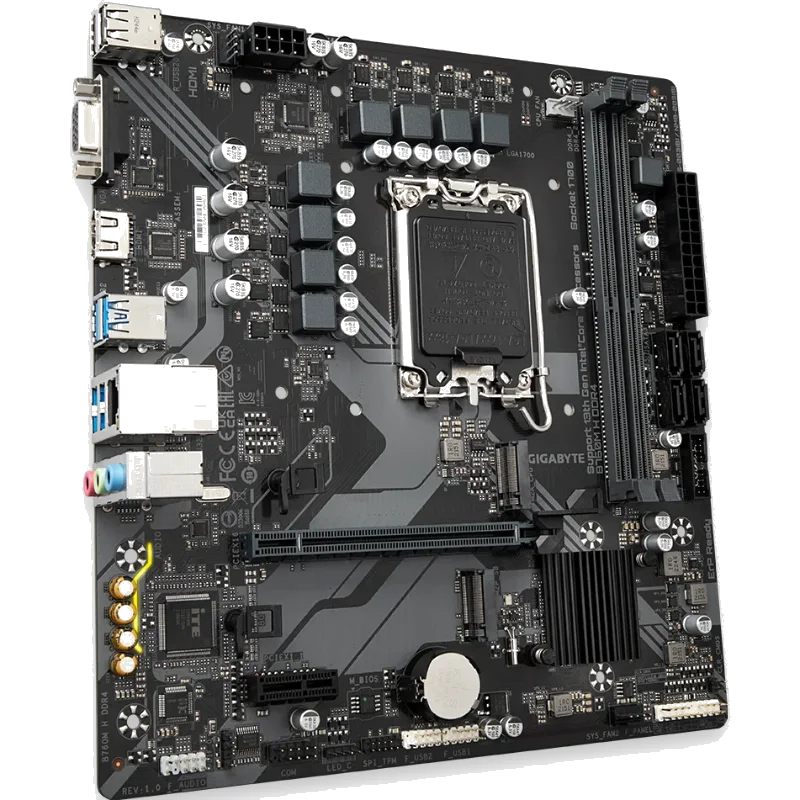 GIGABYTE B760M H DDR4 Motherboard