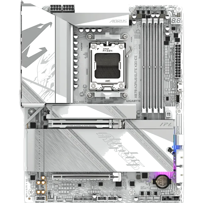 GIGABYTE X870 AORUS ELITE X3D ICE Motherboard
