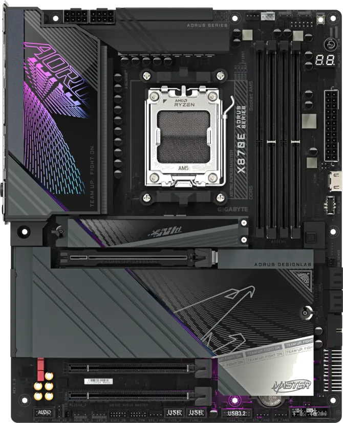 GIGABYTE X870E AORUS MASTER X3D ICE Motherboard