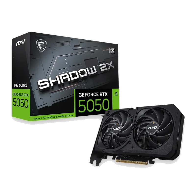 MSI GeForce RTX 5050 SHADOW 2X OC 8GB