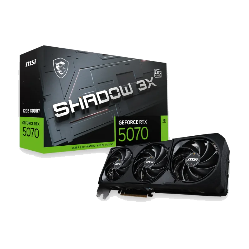 MSI GeForce RTX 5070 SHADOW 3X OC 12GB