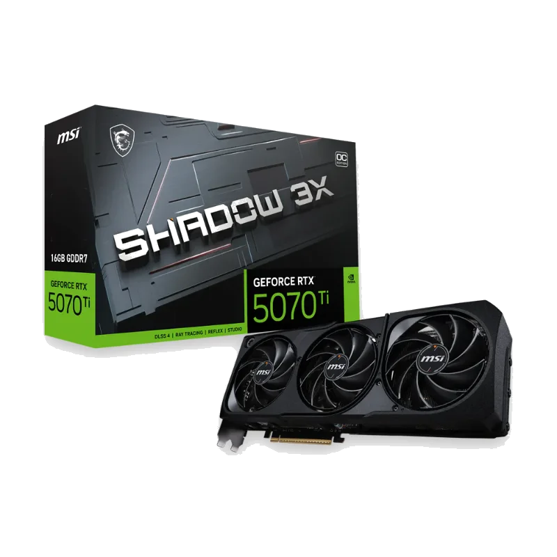 MSI GeForce RTX 5070 Ti SHADOW 3X OC 16GB