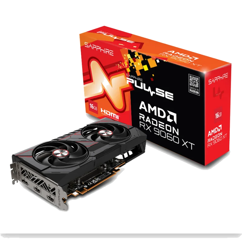 SAPPHIRE PULSE Radeon RX 9060 XT GAMING OC 16GB