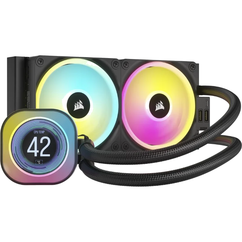 Corsair H100i LINK RGB LCD Black