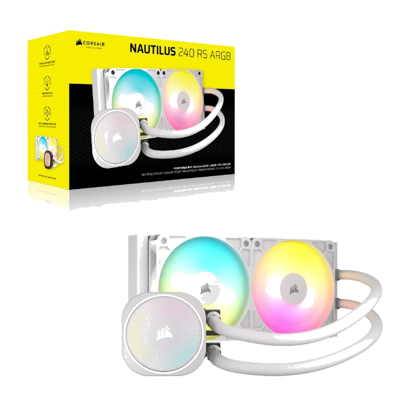 Corsair RS 240 Nautilus RGB White