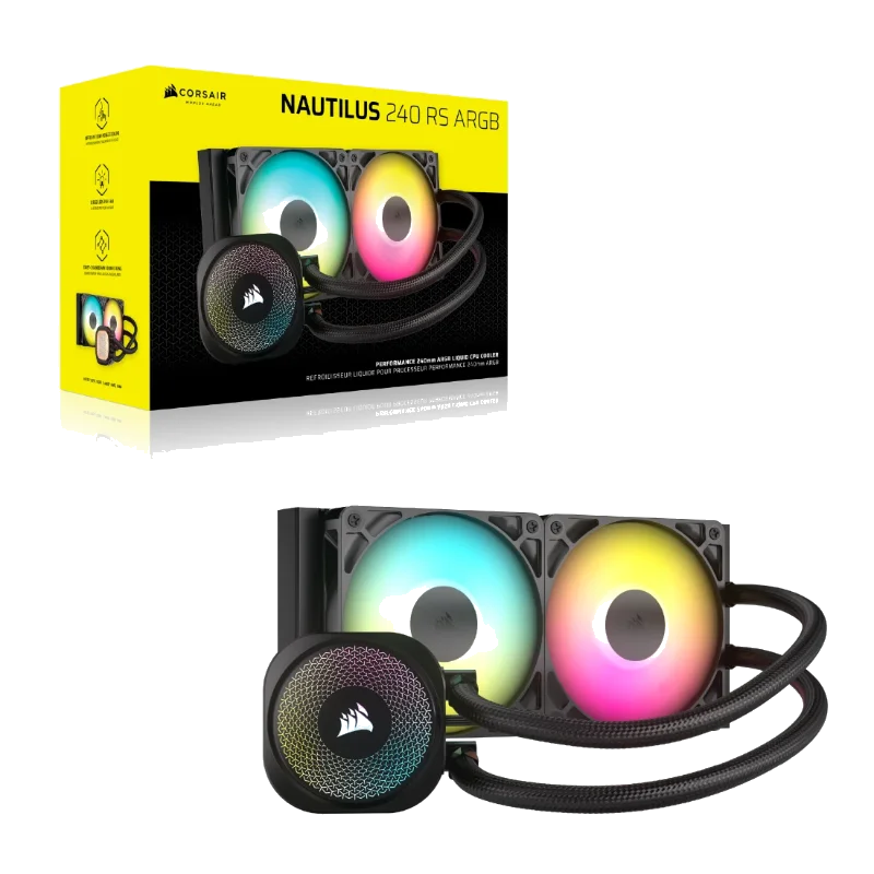 Corsair RS 240 Nautilus ARGB Black