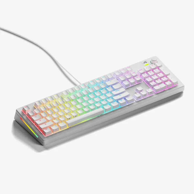 GLORIOUS GMMK 3 100% Keyboard White PB FOX W WHT US
