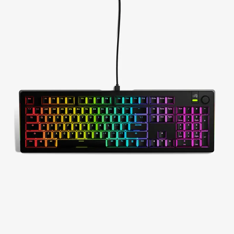 GLORIOUS GMMK 3 100% Keyboard Black – Fox Switches – Arabic
