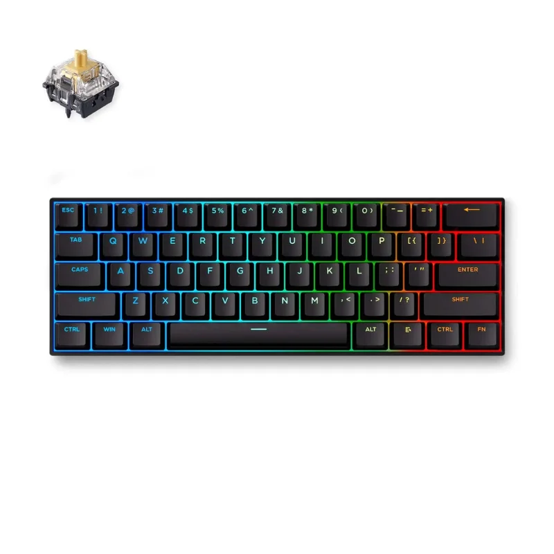 MCHOSE ACE60 4A Black Hall Effect Magnetic Switch Keyboard