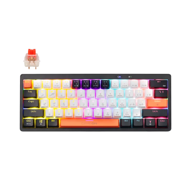 GAMEON AEROX 60% Wired Keyboard GOMK160-RS