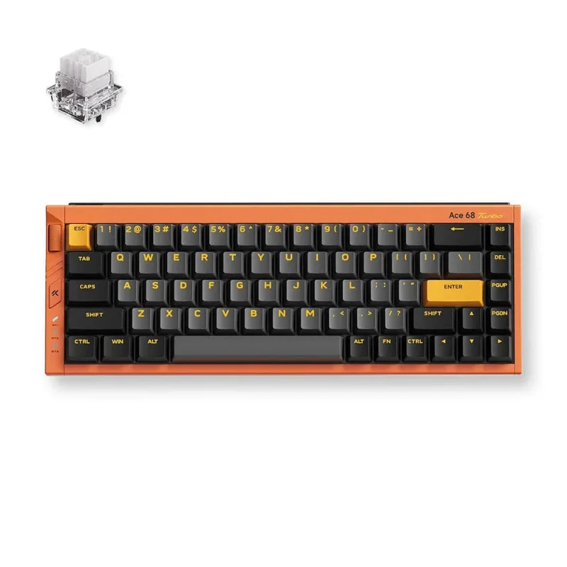 MCHOSE ACE68 TURBO-9 Galaxy Orange Magnetic Switch Keyboard